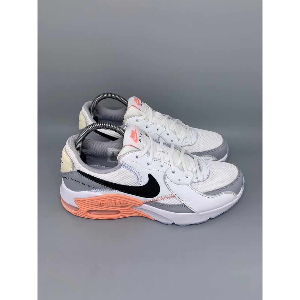 Nike Air Max Excee White‎ Grey Pink Running Shoes DV2189-100 Women's Sz 8.5